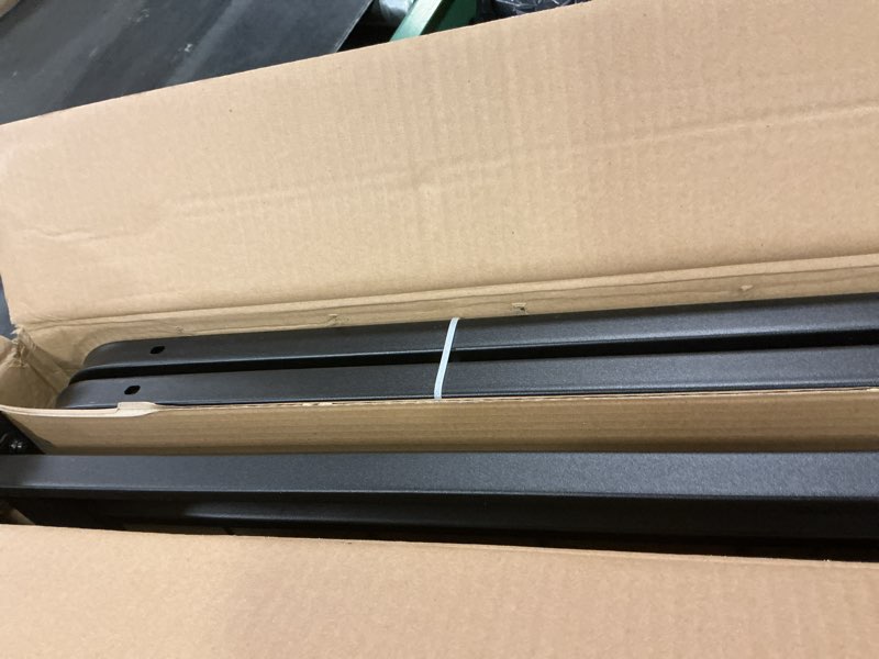 Condition photo showing Good Condition for Amazon Basics Bed Frame with Storage, Foldable Metal Platform, Sturdy Steel, No Box Spring Needed, 14 inches High, Tool-Free Setup, Full Size, Black Full 14 Inch ( Foldable)