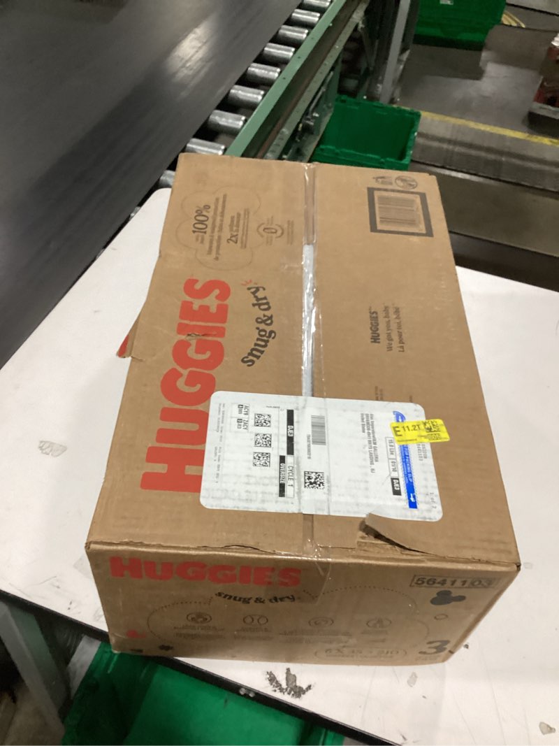 Condition photo showing New/Like New for Huggies Snug & Dry Disposable Diapers - Econ+ Pack - Size 3 - 210ct