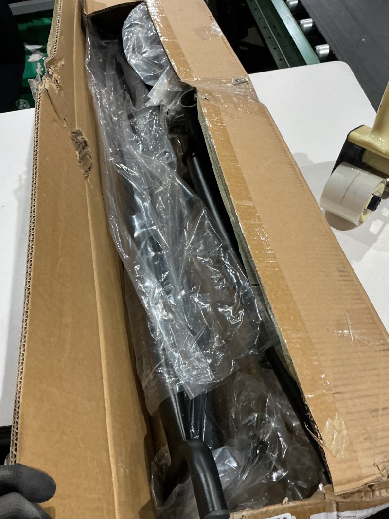 Condition photo showing As Is for elevon heavy duty adjustable steel hammock stand, 9-foot, 450-pound capacity, weather resistant, easy to assemble black