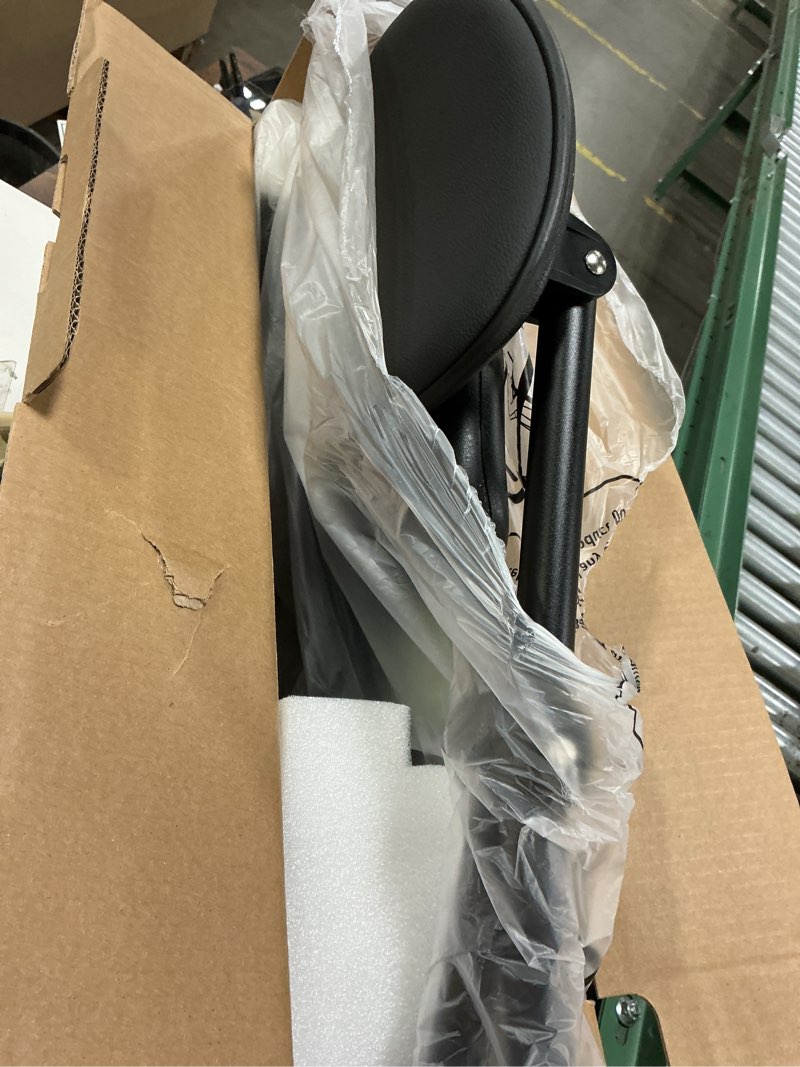 Condition photo showing Good Condition for hold 400 lbs folding canes with seat, allows durability while walking and convenience for sitting, aluminum portable anti-slip cane seat, height-adjustable walking cane.?black -four legged?