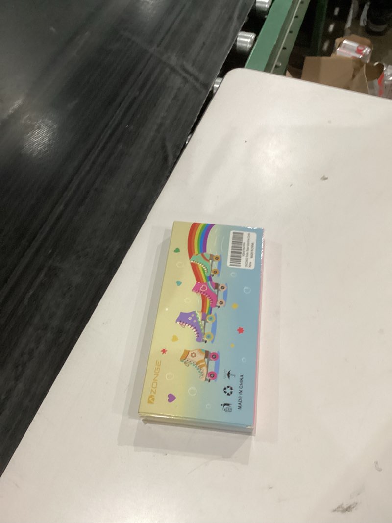 Condition photo showing New/Like New for DAZONGE 24 Packs Roller Skate Valentine's Day Cards with Slap Bracelets, Fun Valentine’s Day Gifts for Kids Classroom Exchange & School Parties