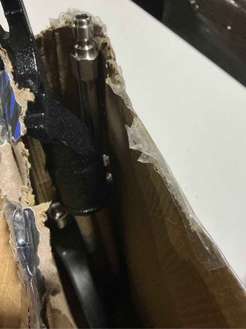 Condition photo showing As Is for m mingle high pressure washer gun, extension wands and 30 degree curved rod for hard-to-reach areas, m22 15mm or m22 14mm fitting, 5 nozzle tips, 4000 psi 64 inch