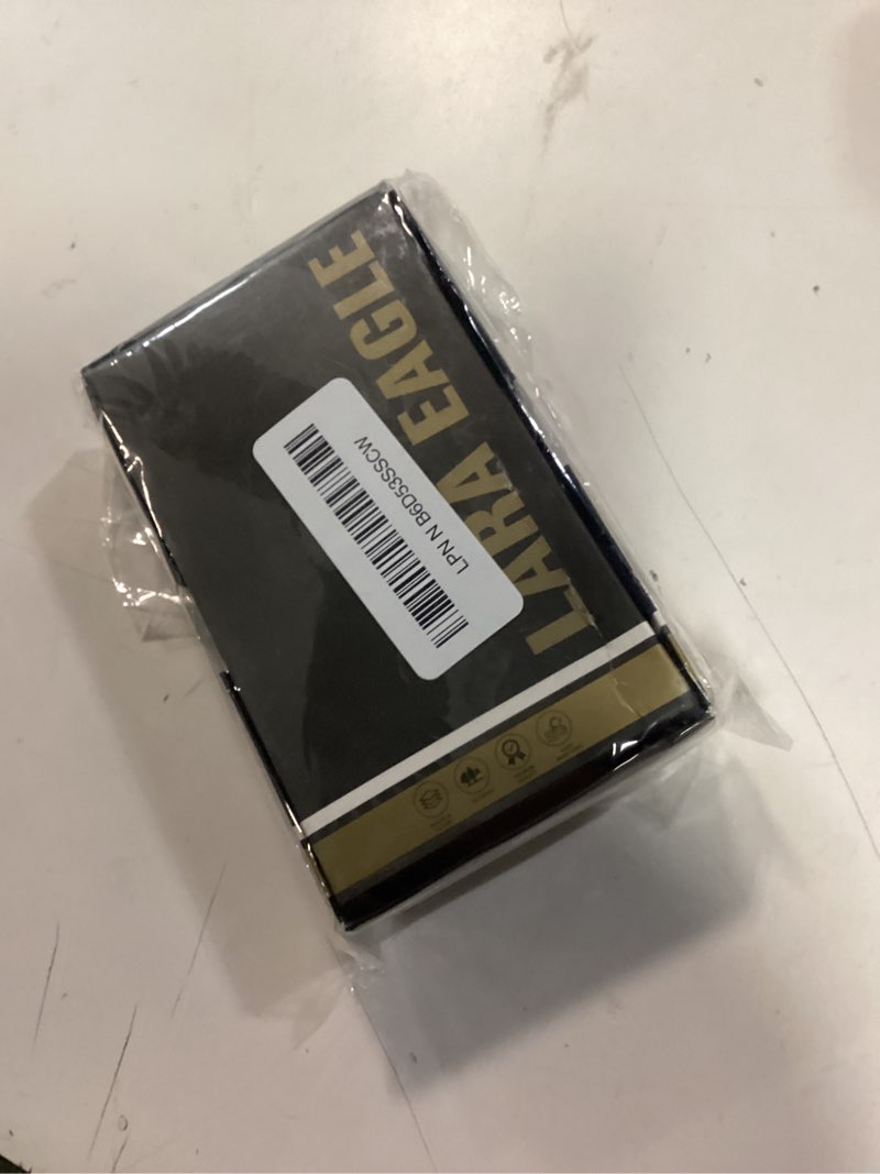 Condition photo showing New/Like New for Lara Eagle Damascus Pocket Knife for Men - 133 Layer Solid Steel Handmade Folding Hunting Knives wit