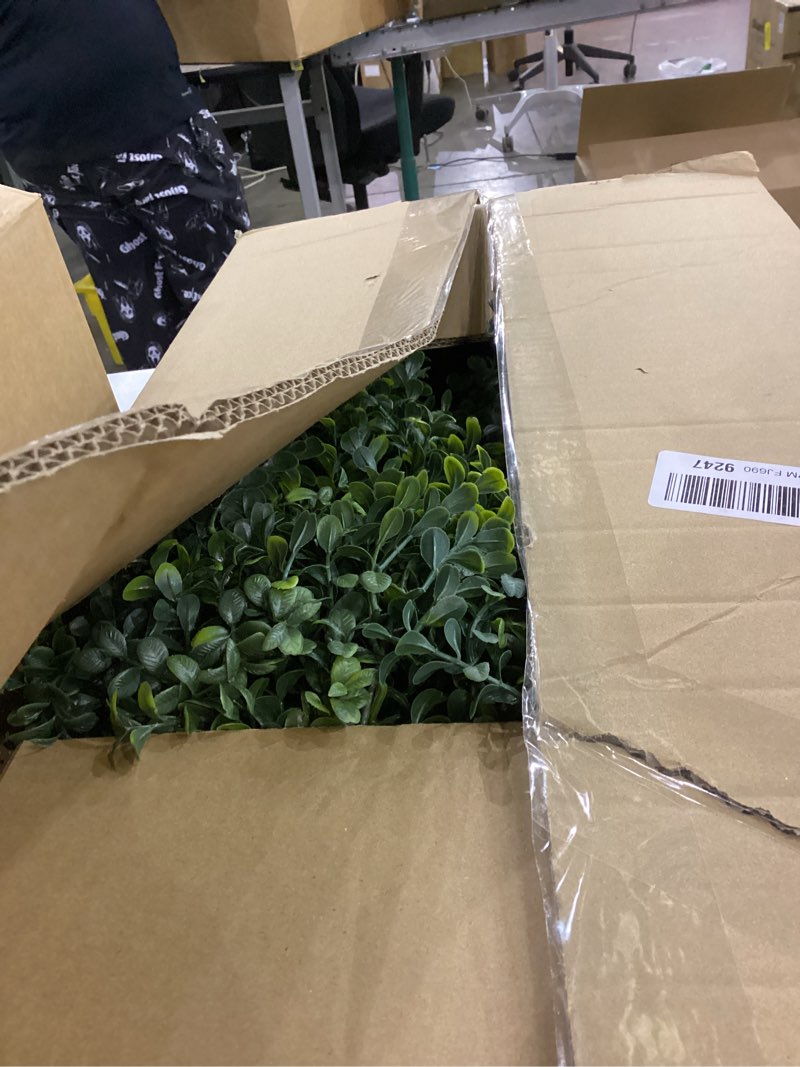 Condition photo showing As Is for 30-Inch Artificial Topiary Boxwood Ball Trees (Set of Two) – Lifelike, UV-Resistant Decor for Indoor & Outdoor Use – Enhance Your Space with Vibrant Greenery 31 Inch-2 Pcs Boxwood