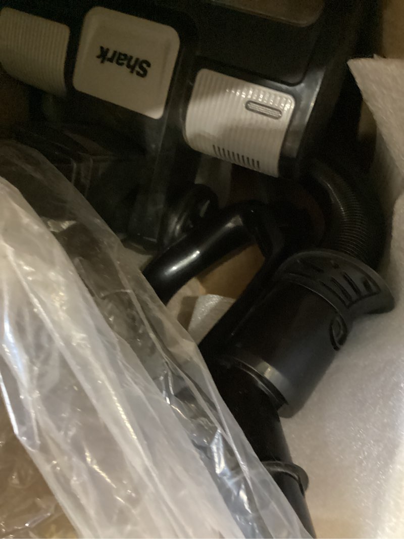 Condition photo showing As Is for Shark AZ2002 Vertex Powered Lift-Away Upright Vacuum with DuoClean PowerFins, Self-Cleaning Brushroll, Large Dust Cup, Pet Crevice Tool, Dusting Brush & Power Brush, Silver/Rose Gold DuoClean PowerFin (Rose Gold)