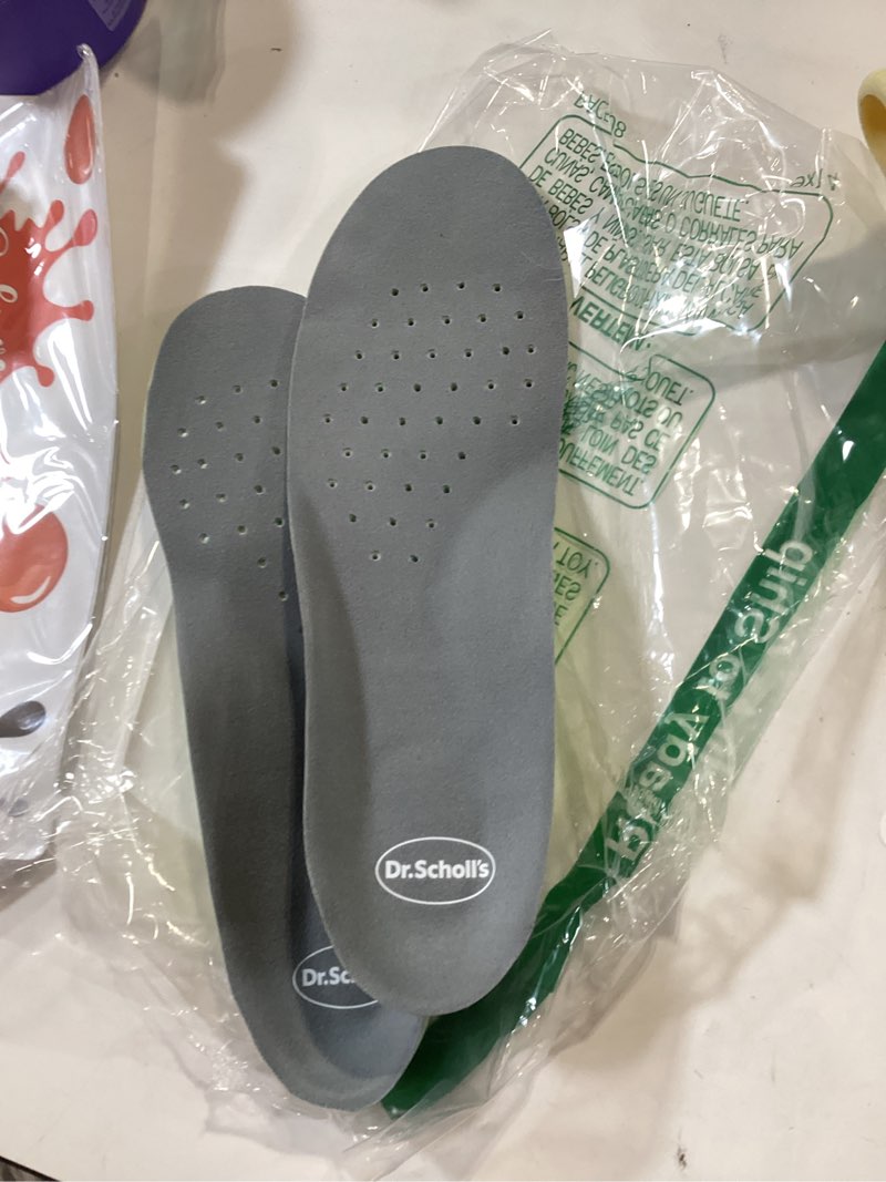 Condition photo showing Good Condition for dr. scholl's extra support shoe insoles for women, size 6-11, 1 pair: designed for plus-size and tall women, arch inserts - helps reduce lower back pain and foot & leg fatigue green women - size 6-11 (1 pair)
