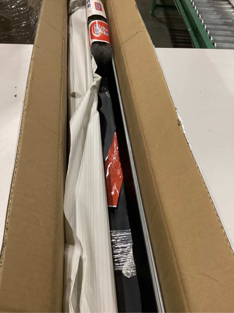 Condition photo showing New/Like New for Heavy-Duty U+O Garage Door Seals Bottom Rubber with Aluminum Track Retainer Base + 5cm Brush Combination Kit 10 Feet Black(Rodent Proof Steel Wool)