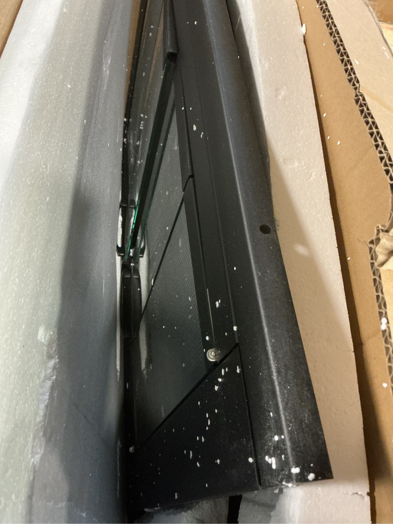 Condition photo showing Good Condition for Stanbroil Fireplace Glass Bi-fold Style Door, Black Finish, Small, Decorative Fireplace Screen Door for Fireplace Accessories Bi-Fold Small