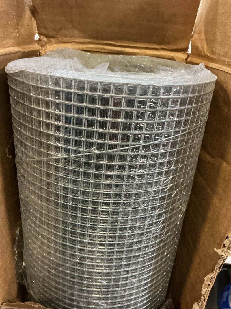 Condition photo showing New/Like New for 1/4 inch 48inch x 50ft hardware cloth chicken wire fencing 23g, hot dipped galvanized after welding, wire mesh roll, garden fence, poultry and rabbit barrier, outdoor metal fencing 1/4inch 48"x50'