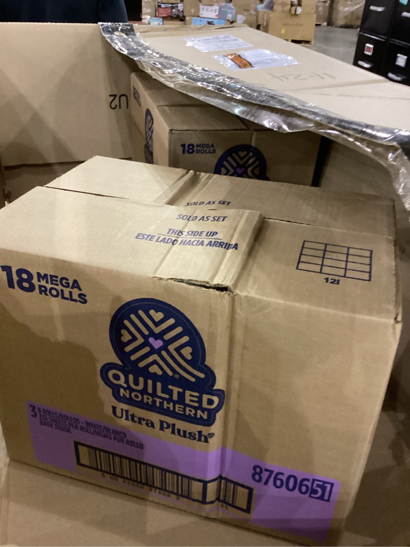 Condition photo showing New/Like New for Quilted northern ultra plush 18 mega roll