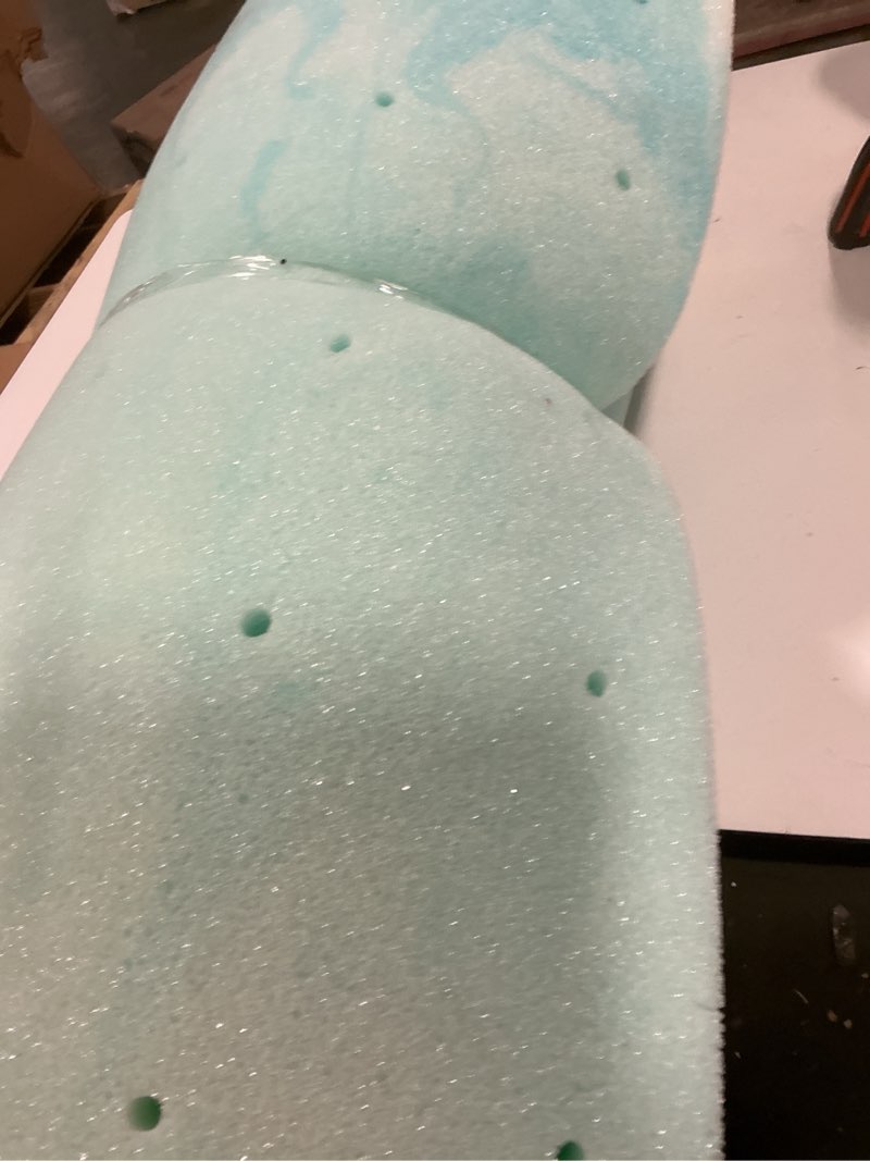 Condition photo showing As Is for Sweetcrispy Mattress Topper Queen, 2 Inch Thick Memory Foam Gel Infused Cooling Toppers Pad for Quee