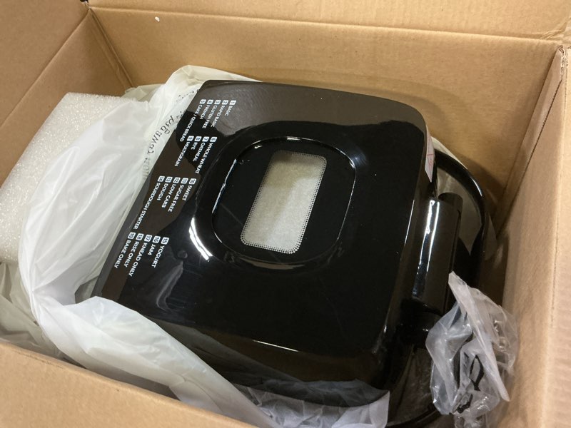 Condition photo showing Good Condition for 19-in-1 Compact Bread Maker Machine, 1.5 lb / 1 lb Loaf Small Breadmaker with Carrying Handle, Including Gluten Free, Dough, Jam, Yogurt Menus, Bake Evenly, Automatic Keep Warm, 3 Crust Color 19 Programs 1.5 LB Small Bread Maker Stainless Steel (Black)
