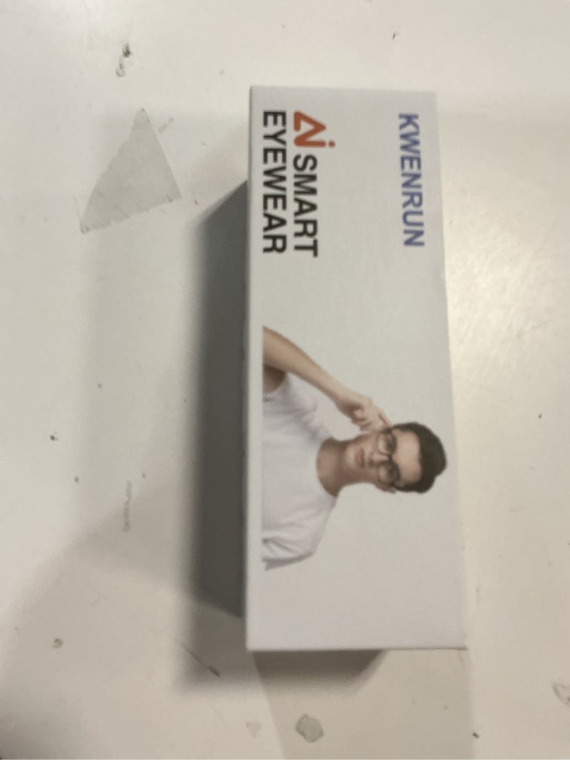 Condition photo showing New/Like New for ai smart glasses for men & women – powered by chatgpt, real-time translation, bluetooth glasses with photochromic lens, music & hands-free calling, uv & blue light protection, thin temples black