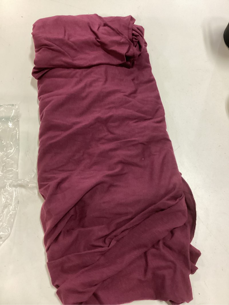 Condition photo showing Good Condition for glampunch womens off shoulder maternity dress ruffles elegant slim gowns fit maxi photography dress large burgundy