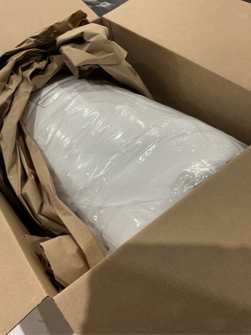 Condition photo showing As Is for duvet cover king size set - extra soft king duvet cover 104" x 90" with 2 pillow shams - hotel luxury, easy care and fade free w/ zipper closures & ties - all season, comfy, cozy & breathable (white) 01 - white (no comforter) king (104x90)