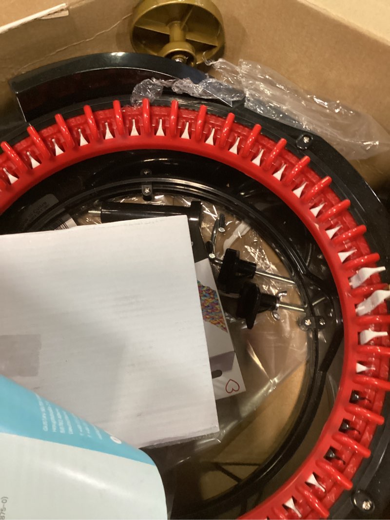 Condition photo showing Good Condition for Addi Express King Size Knitting Machine, 46 Needle Round Loom with Row Counter and Hand Crank, Black, 17.7 Inch Flat Panel Width King Size Single