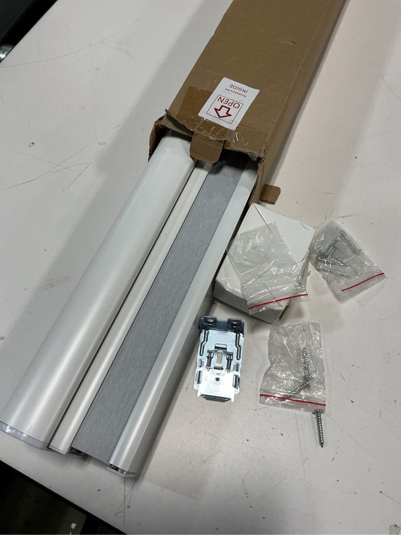 Condition photo showing Good Condition for Joydeco No Tools No Drill Blinds for Indoor Windows, Cordless Window Blinds Cellular Shades Top Down Bottom Up Blackout Honeycomb Blinds Thermal Insulated Noise Reduction (White, 35" W x 64" H) A - White 35"W x 64"H