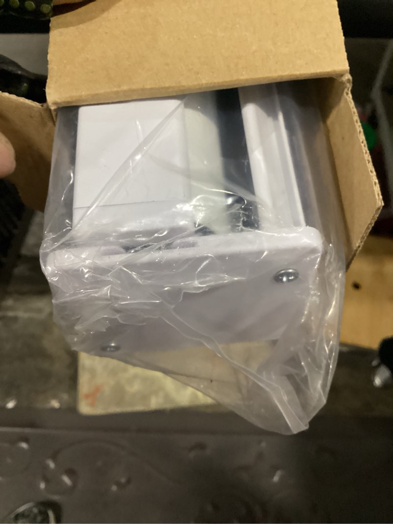 Condition photo showing New/Like New for genimo 100% blackout roller window shades, window blinds cordless with thermal insulated, uv protection fabric, mini french door blinds for home, bedroom, office, white, 32" w x 72" h white?aluminum cover? 32"w x 72"h