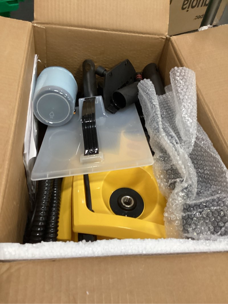 Condition photo showing Good Condition for Wagner 915e On-Demand Steam Cleaner with 18 Accessories: Electric Steamer for Upholstery & Floors, Lightweight, Yellow