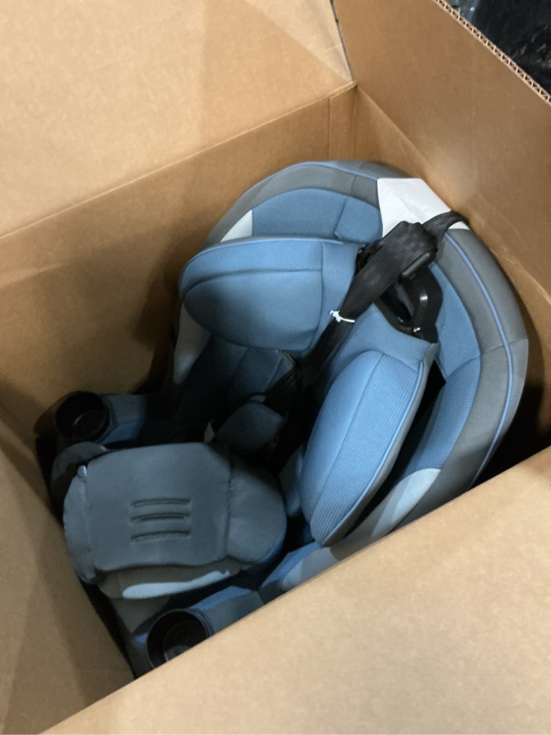 Condition photo showing Good Condition for Safety 1st Grow and Go All-in-One Slim Convertible Car Seat, Rear Facing, 5-40 lbs, Forward Facing (30–65 lbs), High Back Booster Seat 40-100 pounds, Alaskan Blue Alaskan Blue Original