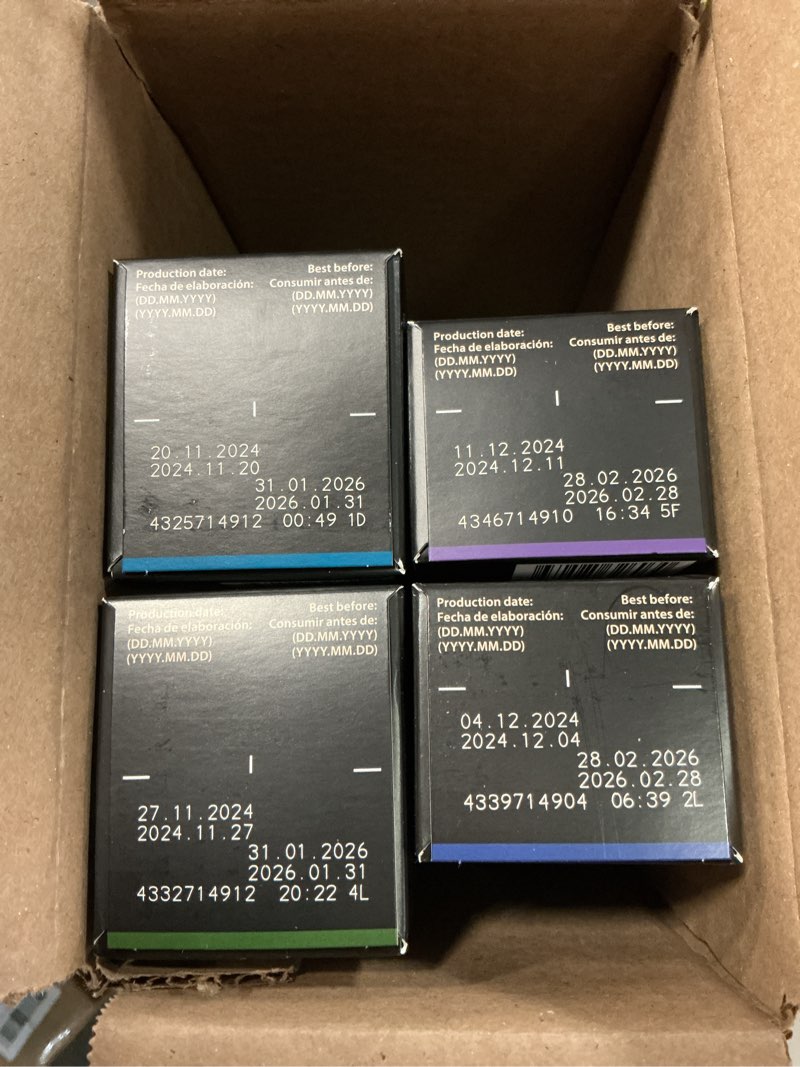 Condition photo showing New/Like New for nespresso capsules vertuo, intense variety pack, dark roast coffee, 40-count coffee & espresso pods, brews 7.8oz. and 1.35oz. intense variety pack 10 count (pack of 4)