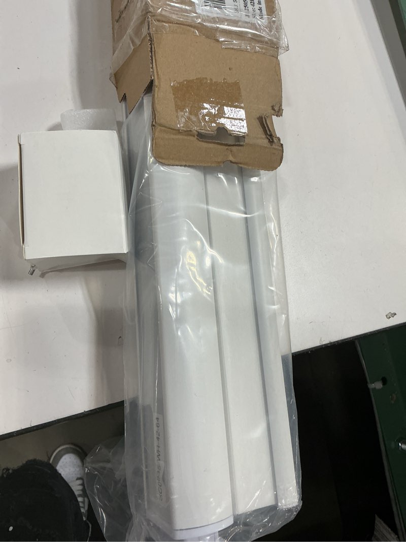 Condition photo showing Good Condition for Joydeco No Tools No Drill Blinds for Indoor Windows, Cordless Window Blinds Cellular Shades Top Down Bottom Up Blackout Honeycomb Blinds Thermal Insulated Noise Reduction (White, 20" W x 64" H)