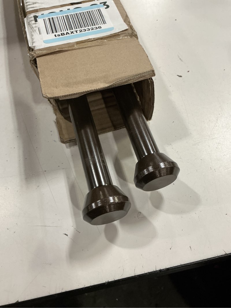 Condition photo showing Good Condition for 2 Pack Telescoping Curtain Rods, 1Inch Diameter Drapery Rods 28-48Inch Length Adjustable Rod with Br