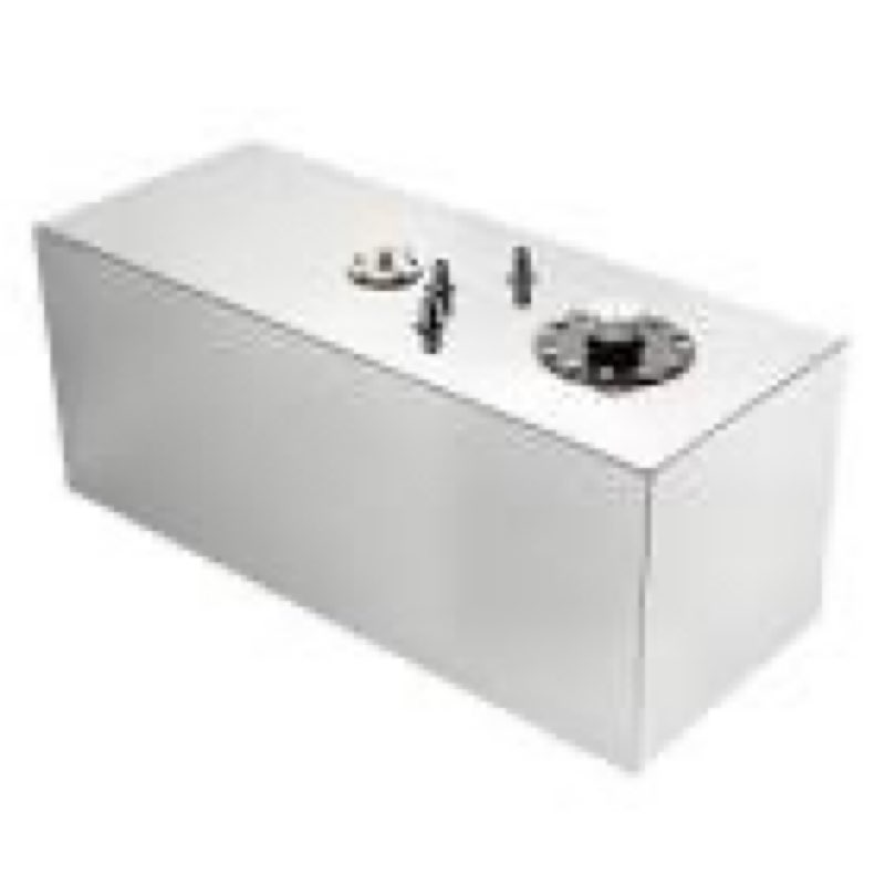 EVIL ENERGY 19 Gallon Fuel Cell Gas Tank Aluminum with Level Sender Street Drift Silver