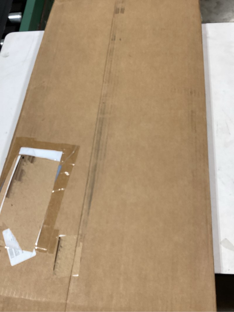 Condition photo showing As Is for yellow lab tray plastic, about 3 ft long