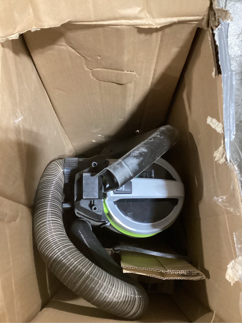 Condition photo showing As Is for Bissell 2252 CleanView Swivel Upright Bagless Vacuum with Swivel Steering, Powerful Pet Hair Pick Up, Specialized Pet Tools, Large Capacity Dirt Tank, Easy Empty Green