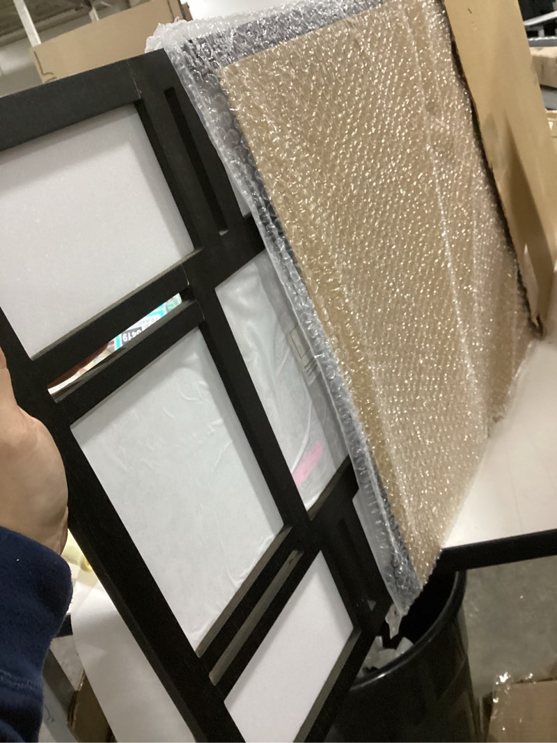 Condition photo showing As Is for 9-Opening Collage Picture Frame Wall Decor – Black Multi Photo Frame for 5x7, 8x10 & 4x6 Photos – Multiple Size Photo Display, Wall Mountable Vertically or Horizontally Black 9 Opening-5X7