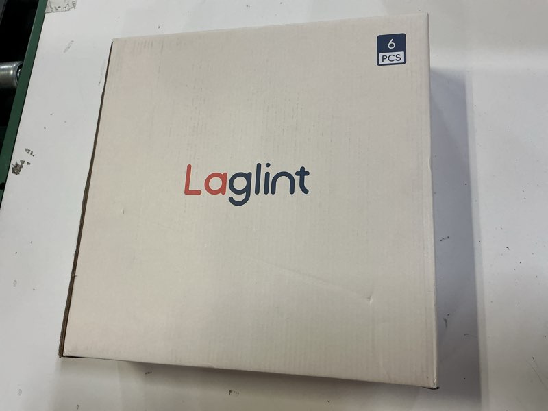 Condition photo showing New/Like New for 10.5 inch Ribbed Dinner Plate Set of 6, Round Opal Glass White Dinnerware Plates, Dishwasher and Microwave Safe Daffodil 10.5 in - Dinner Plate White