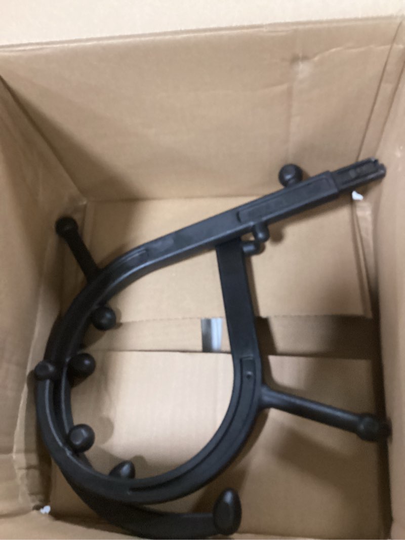 Condition photo showing As Is for Body Back Buddy Classic USA Made Handheld Massage Cane - Full Body Trigger Point Tool for Deep Tissue Pain Relief - Dual Hooks for Back, Shoulder, Neck - (2.0 Black) Classic Black