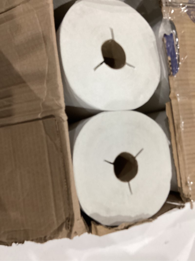tork hand towel roll natural white h80, universal, 100% recycled fiber, 6 rolls x 800 ft, 8031400, 6