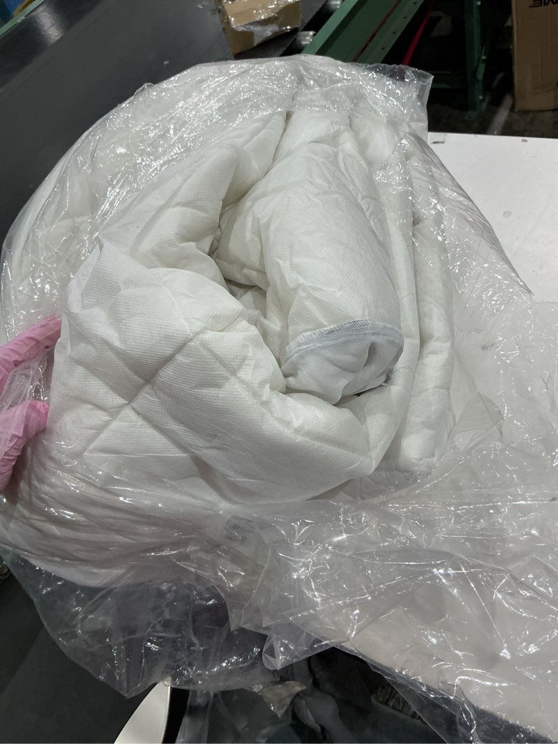 Condition photo showing As Is for item similar )))ultra plush pillow top mattress topper