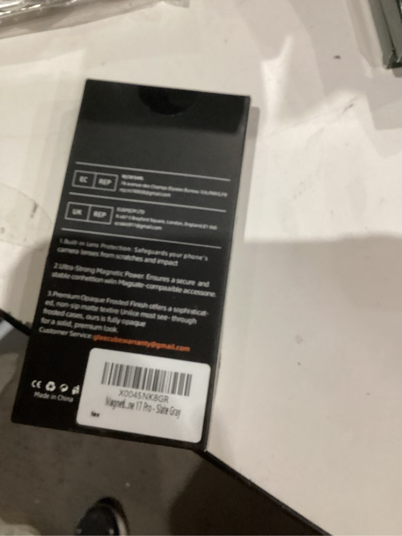 Condition photo showing Good Condition for Magnetic for iPhone 17 Pro Case, [Matte Solid Color] [Full Camera Protection] Protective Case for iPhone 17 Pro - Slate Gray iPhone 17 Pro Slate Gray