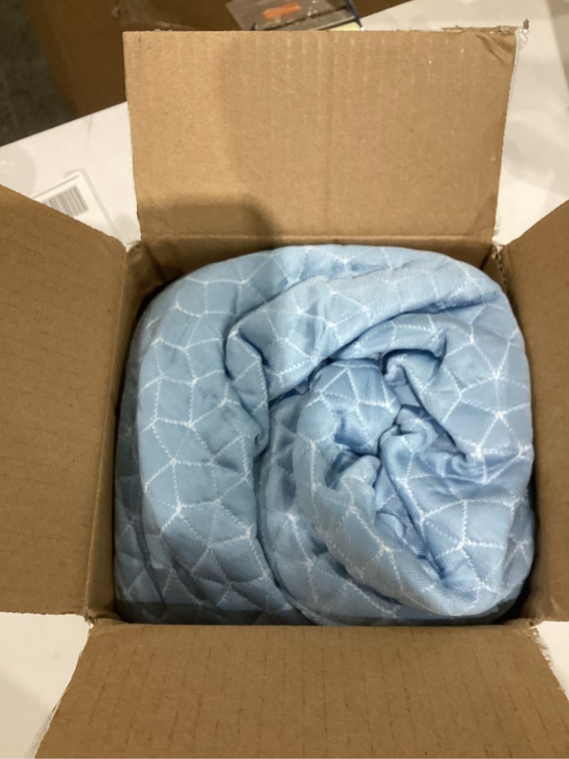 Condition photo showing As Is for HARBOREST Cooling Cube Pillow - Side Sleeper Pillow for Neck and Shoulder Pain, Memory Foam Pillow Cube Pro with Adjustable Firmness,24"x12"x5", Blue Blue Standard-24"x12"x5"