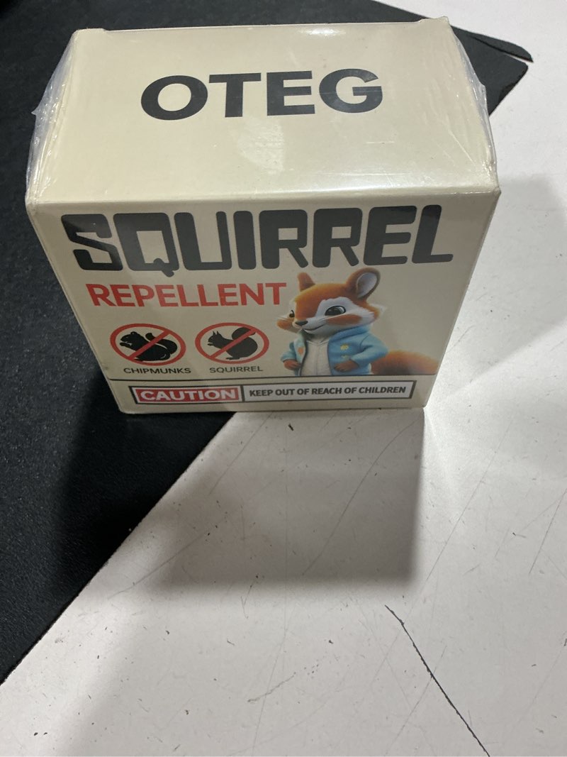 Condition photo showing New/Like New for squirrel repellent, natural squirrel deterrent for plants, attic & bird feeders, safe for kids & pets, helps keep squirrels chipmunk away from yard & garden – 10 balls