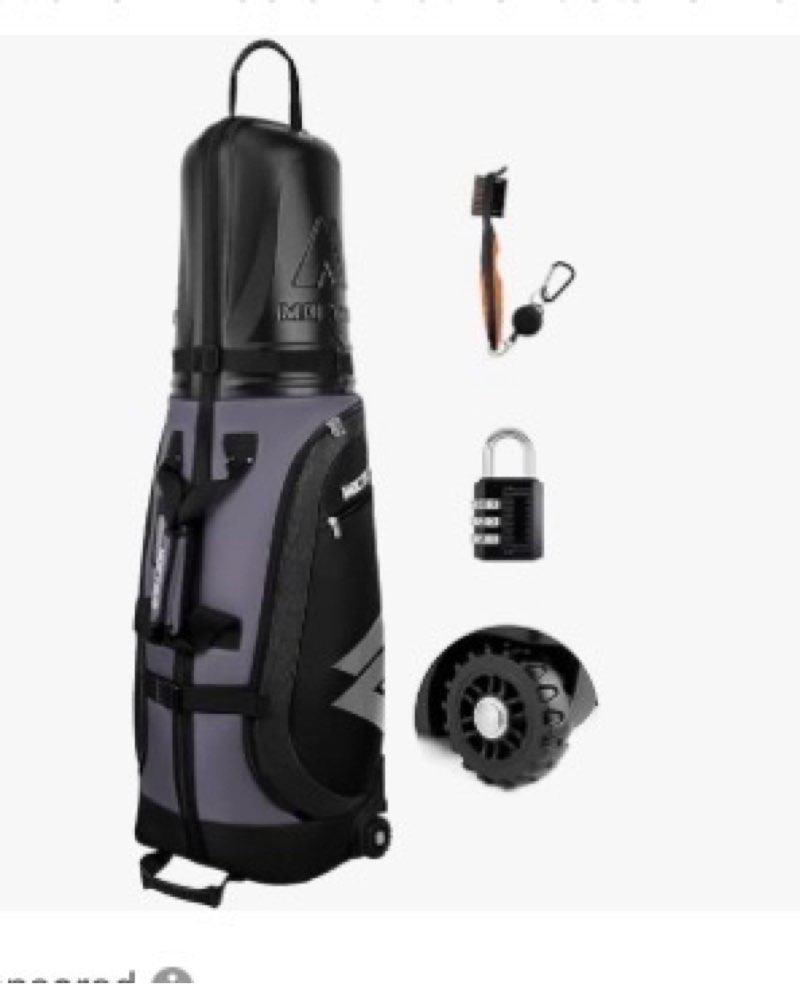 findway golf travel bags for airlines with wheels and abs hard case top, protect your clubs, waterpr