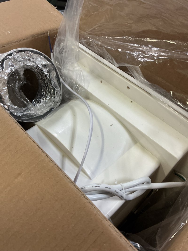 Condition photo showing Good Condition for bathroom exhaust fan with light, 12 inch, upgraded quiet square vent fans with led light, 141 cfm, for bathroom, office, home fan + light (single color) square