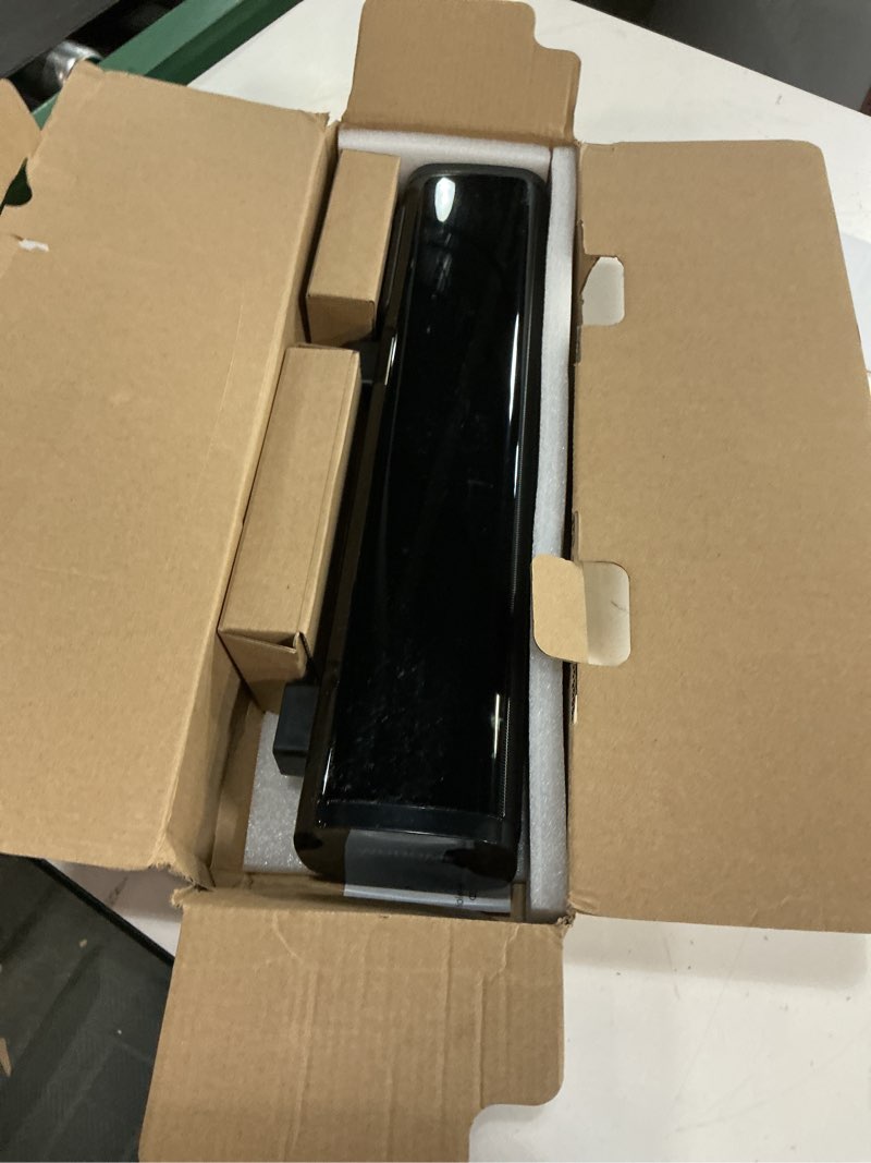Condition photo showing Good Condition for wohome 2.1 sound bars for tv, built-in subwoofer, 6 levels voice enhancement, 16 inches tv soundbar speakers with bluetooth 5.3/optical/aux/usb connection, wall mount, 3 eq modes, s100 black