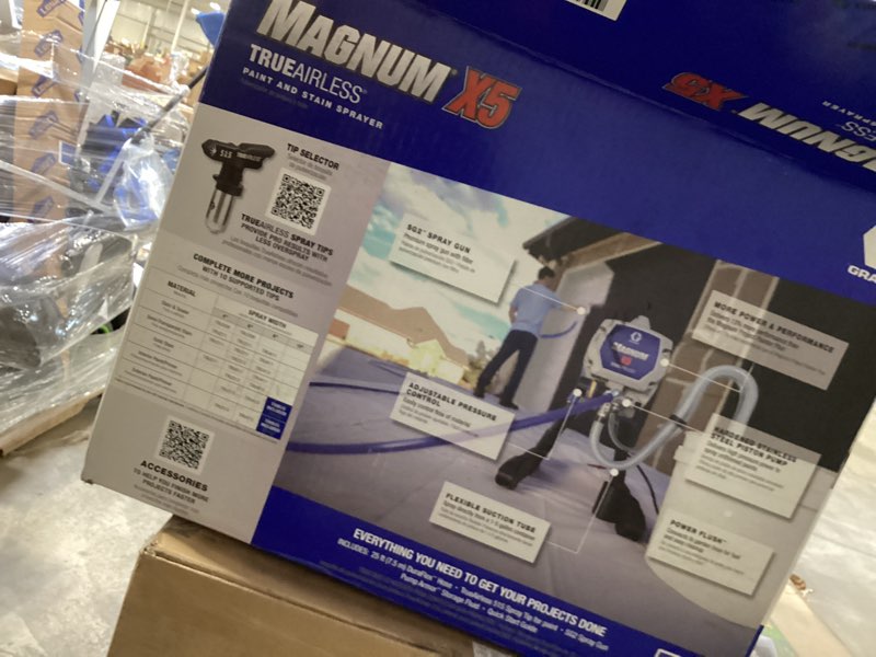 Condition photo showing Good Condition for graco magnum x5 3000 psi steel airless sprayer
