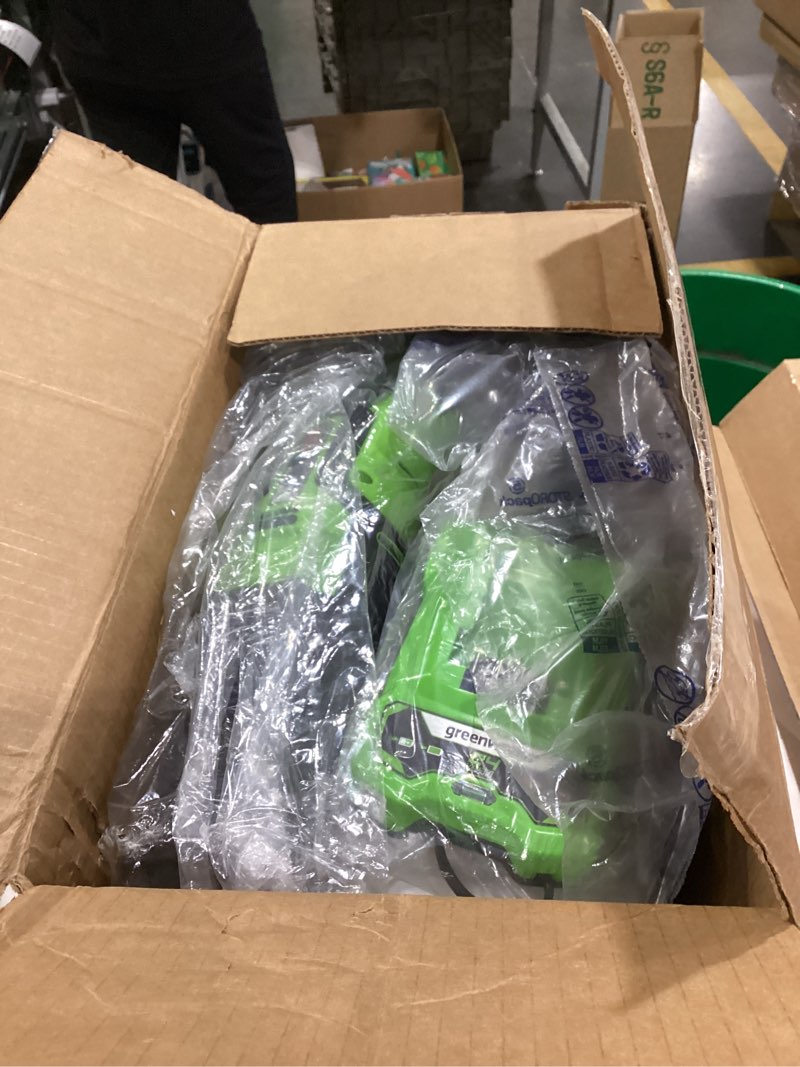 Condition photo showing Good Condition for greenworks 24v brushless (1-1/8") cordless reciprocating saw (2,700 spm), 4.0ah usb battery and charger included brushless (1-1/8") recip saw 4.0ah(usb battery)