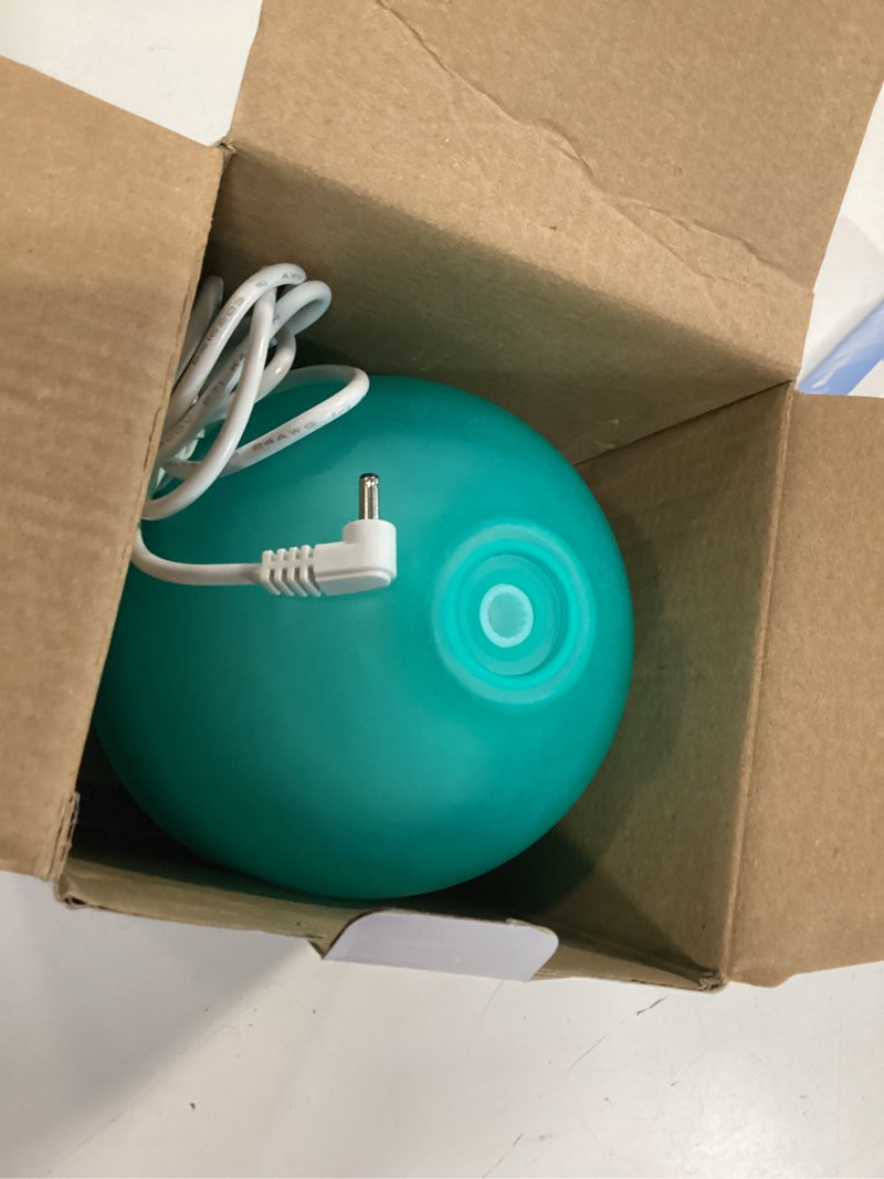 Condition photo showing As Is for mainstays aromatherapy essential oil diffuser, cool mist, teal, 100ml