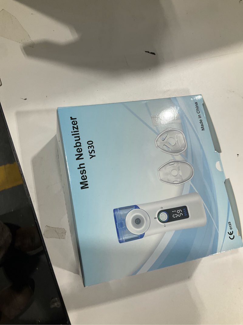 portable nebulizer for adults and kids, handheld nebulizer with led display, auto-cleaning function,