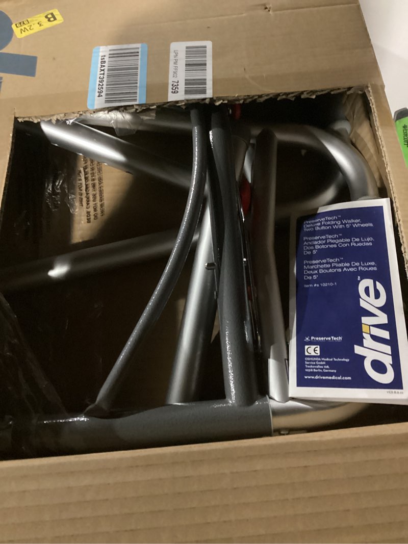 Condition photo showing As Is for Walker Adlt 2but w/5 whl.1/ea