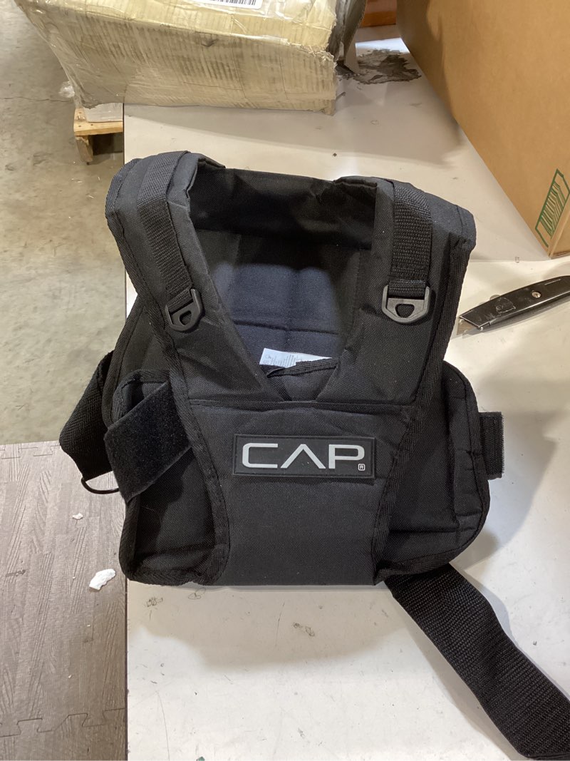 Condition photo showing Good Condition for cap barbell adjustable weighted vest | 20-150 lbs | heavy-duty workout vest with removable iron weights for strength training, cardio, running, and calisthenics 30lbs-f