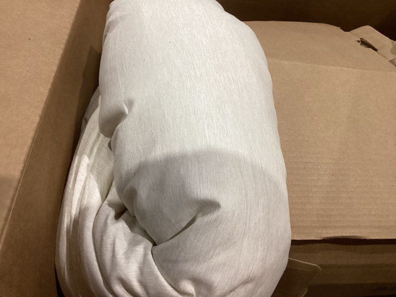 Condition photo showing Good Condition for Bedsure California King Comforter Set Beige - Bed in a Bag Cal King Bedding 7 Pieces, Cationic Dyed Bed Set, Beige Soft Bedding for All Seasons Comforter with Sheets, Pillowcases & Shams California King(with Sheet Set) 05 - Beige