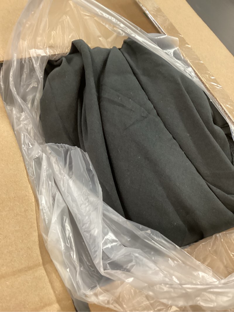 Condition photo showing As Is for bedsure queen comforter set, black soft prewashed bedding for all seasons, 3 pieces gentlesoft™ bed set, 1 lightweight comforter (90"x90") and 2 pillowcases (20"x26") queen(90"x90") 28 - black