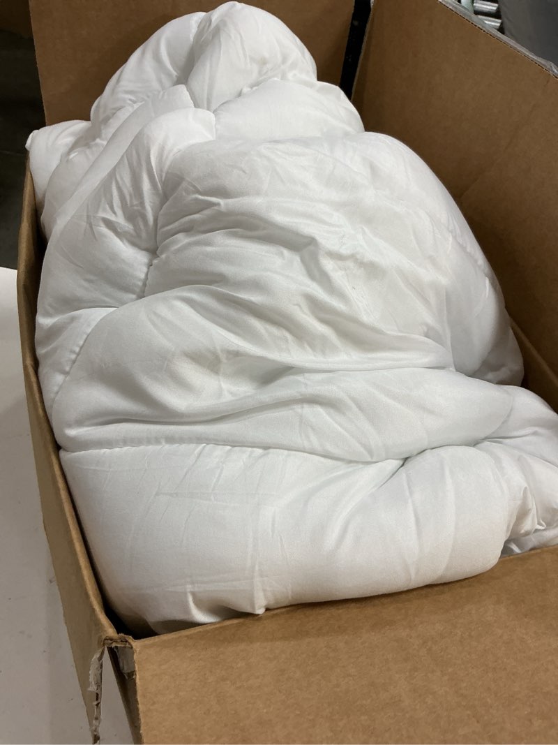 Condition photo showing As Is for ultra soft full bed size mattress topper - premium viscose made from bamboo mattress topper for back pain, natural cooling mattress pad fits 8-20 inches extra deep matress topper, (green)